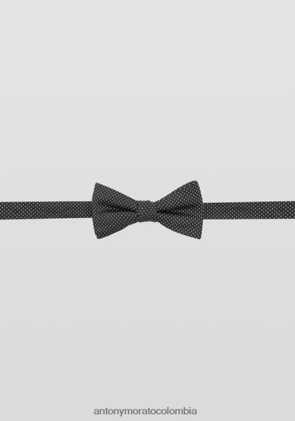 accesorios hombres multicolor 24JL2B376 pajarita de seda con micropuntos Antony Morato