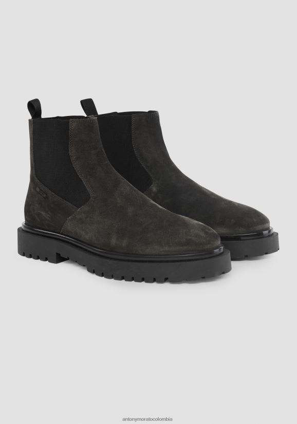 calzado hombres 9074 24JL2B329 botines chelsea avedon de ante Antony Morato