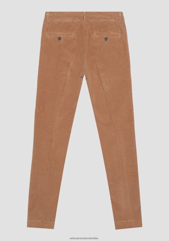 ropa hombres 2098 24JL2B248 pantalones bryan skinny fit de terciopelo elástico Antony Morato